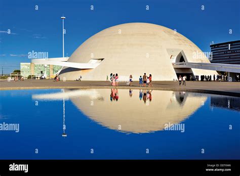 Brazil, Brasilia: National Museum by Oscar Niemeyer Stock Photo - Alamy