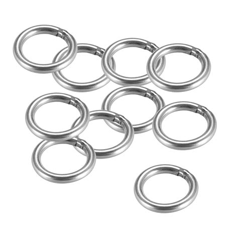 Welded O Ring 20 x 3mm Strapping Round Rings Stainless Steel 10pcs - Walmart.com - Walmart.com