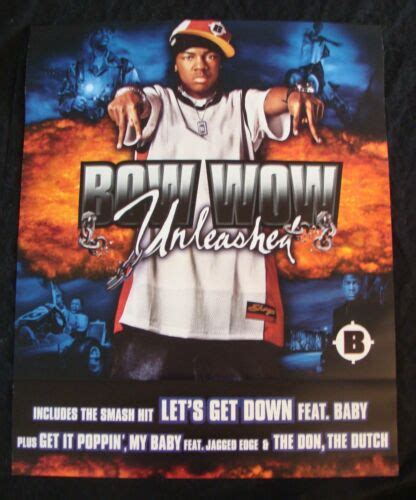 BOW WOW Album poster UNLEASHED original record store promo 2003 2sided | eBay