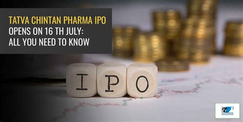 Tatva Chintan Pharma IPO opens on 16th July - Angel One