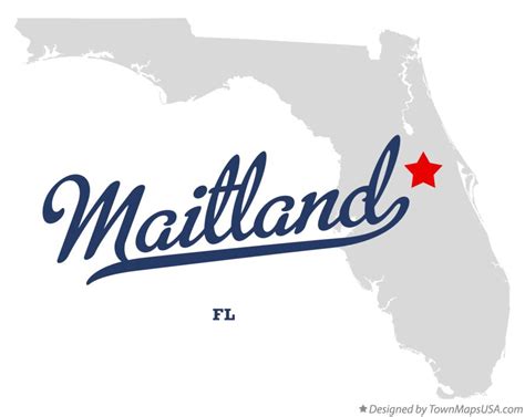 Map of Maitland, FL, Florida