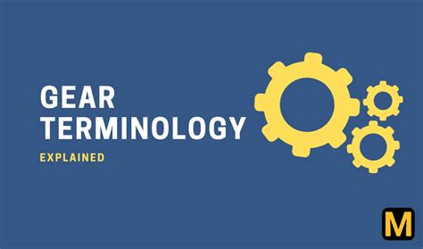 Gear Terminology: Basic definitions with PDF | The Mechanical post