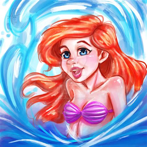 Digital Fan art: Ariel, the little mermaid! by arunairdraws on DeviantArt