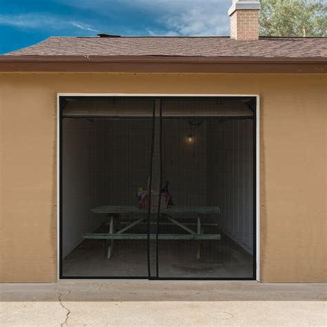 Pure Garden Magnetic One Door Garage Screen, Mesh - Walmart.com ...