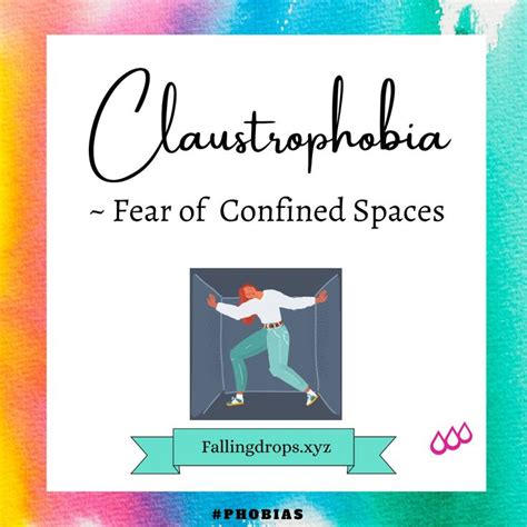 Fear of Confined spaces in 2022 | Phobia words, Phobias, Fear