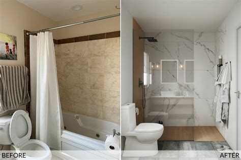 8 Beautiful Bathroom Before and Afters You Won't Believe - Decorilla