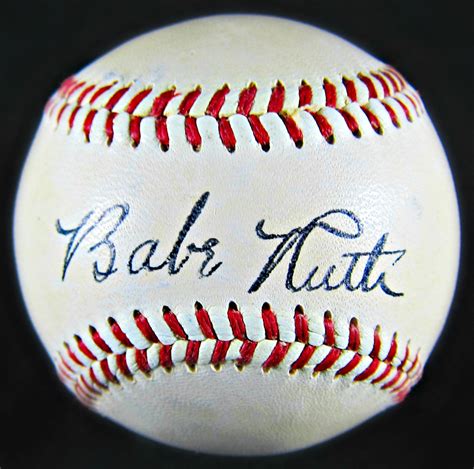 babe-ruth-signed-baseball - Memorabilia Center