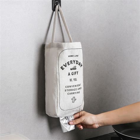 Hanging Kitchen Garbage Bag Storage Packing Organizer Organizer Storage Bag - Walmart.com ...