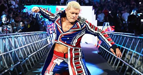 WWE originally had a different entrance theme song for Cody Rhodes ...