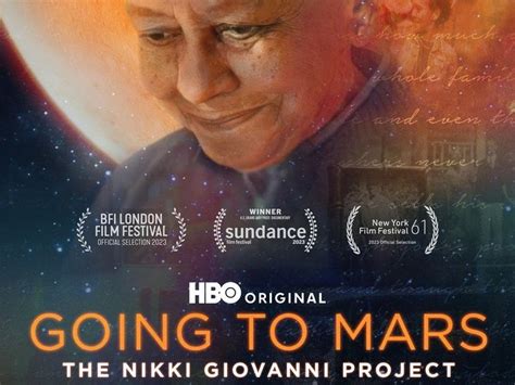 HBO Original Documentary GOING TO MARS: THE NIKKI GIOVANNI PROJECT Sets ...