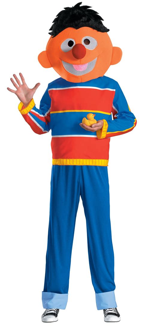 Sesame Street Ernie Adult Costume - Mr. Costumes