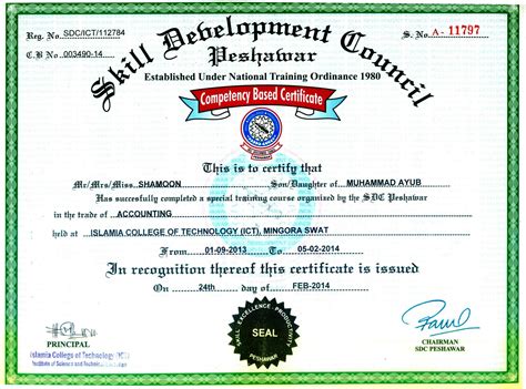 Accounting Certificate | Accounting certificate, Skills development, Competency based