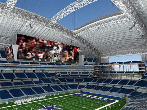 Cowboys Stadium Retractable Roof, Walls and Scoreboard, Arlington TX ...