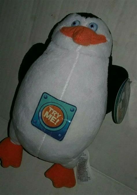 The Penguins of Madagascar Skipper Penguin 7" Talking Plush | eBay in 2021 | Penguins of ...