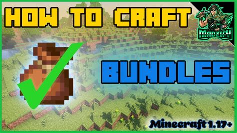 How to CRAFT and USE a BUNDLE - Minecraft (Coming Soon) - YouTube