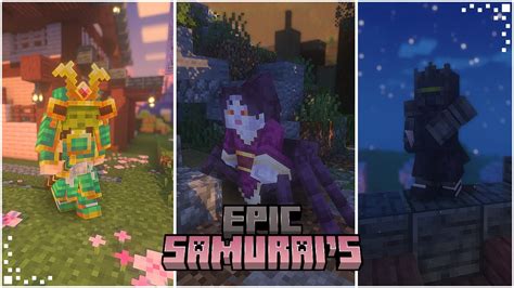 Epic Samurai's (Minecraft Mod Showcase) | New Weapons, Armor & Mobs | Forge & Fabric, 1.19 & 1. ...