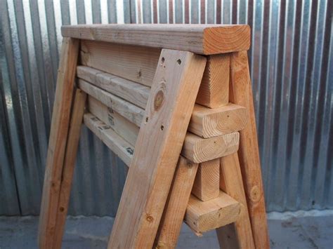 Stack'em Up (you can build your own stackable saw horses with 2x4's ...