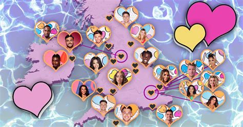 Love Island 2022: Map reveals where all the contestants are from -Kim ...