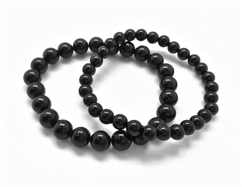 Black Tourmaline bracelet healing crystal bracelet jewelry | Etsy