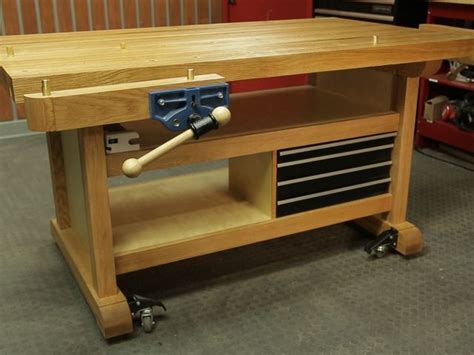 Custom Workbench | Craftsman Club | Workbench, Craftsman workbench, Woodworking workbench