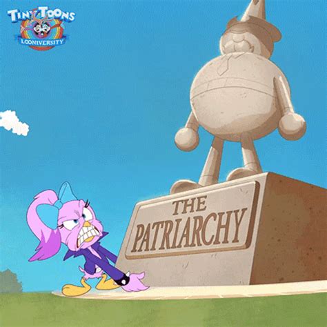 Lifting The Statue Tiny Toons Looniversity GIF - Lifting the statue ...