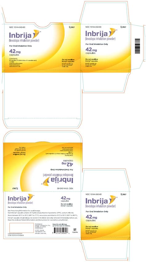 Inbrija - FDA prescribing information, side effects and uses