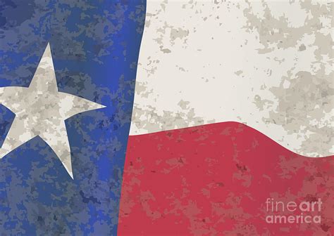 Texas State Flag Digital Art by Bigalbaloo Stock - Pixels