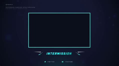 Stream Intermission Screen (Animated BRB Overlay) - YouTube