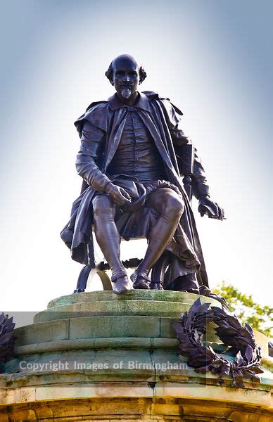 Images of Birmingham Photo Library Stratford-upon-Avon. William Shakespeare statue.