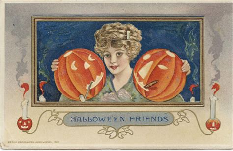 Vintage Halloween Collector: 31 Vintage Halloween Postcards #16