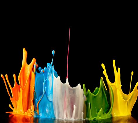 Multicolored paint splash HD wallpaper, colorful, abstract, paint ...