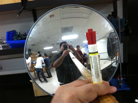 Physics 4C eperalta: Experiment 9: concave and convex mirrors