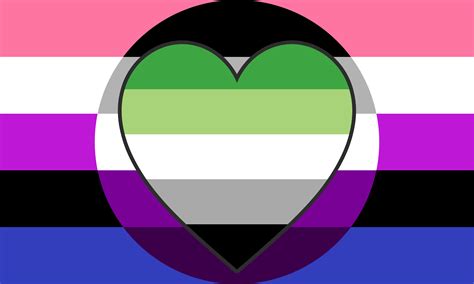 Genderfluid Gray Asexual Aromantic Combo Flag By Pride Flags On Deviantart | Free Download Nude ...