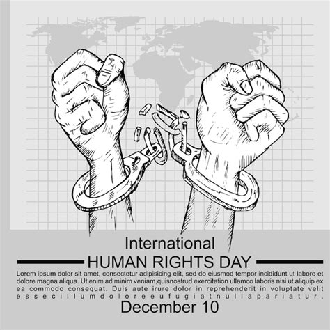 Premium Vector | International human rights day, poster and banner