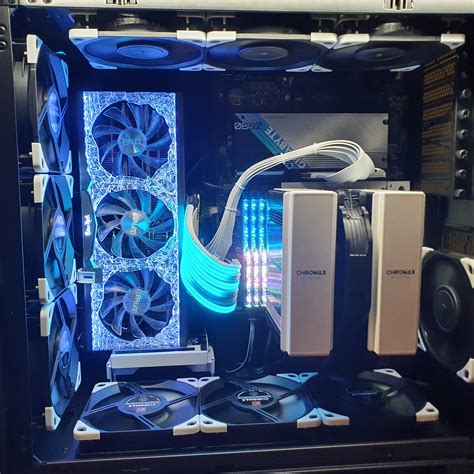 go full white noctua. finally my first ever built. 37 years old gamer ...