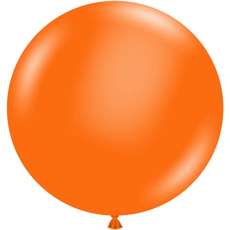 3 Tuftex Orange Balloons 24" - Walmart.com