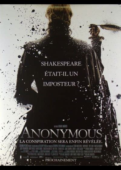 poster ANONYMOUS Roland Emmerich - CINESUD movie posters