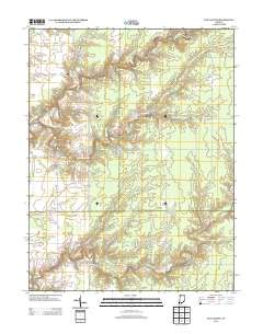 Big Oaks National Wildlife Refuge Topo Map in Ripley County, Indiana