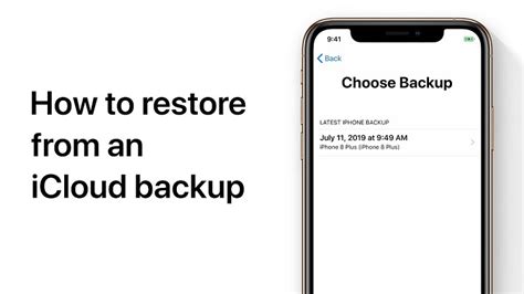 Restore your phone from iCloud backup for Free