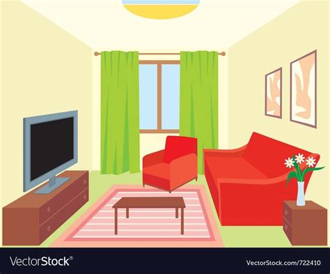Living Room Clip Art | Living room clipart, Living room vector, Living ...