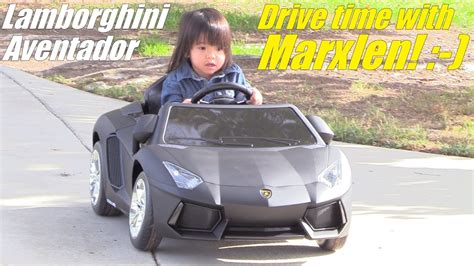 Power Wheels: Lamborghini Aventador 12 Volts Ride-On Remote Control Car ...