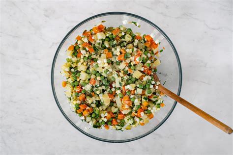 Simple and Classic Olivier Salad - All We Eat