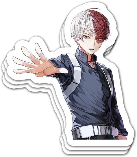 Free download | Lopenuter Shoto Todoroki Fire Ice My Hero Academia Stickers for Water Bottle ...