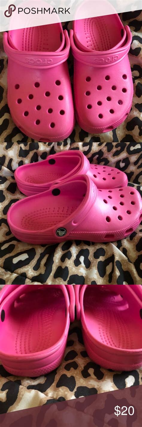 Pink Unisex Crocs size M6 W8 | Crocs, Crocs size, Women's crocs