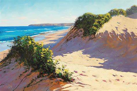 Dunes Central Coast Painting by Graham Gercken