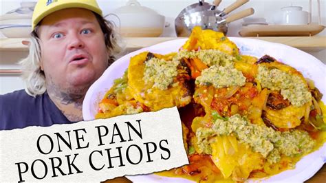 Sheet Pan Pork Chops | Home Style Cookery with Matty Matheson - YouTube