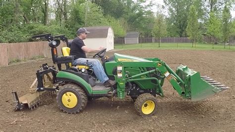 Goal!!! Leveling the Playing Field! Compact Tractor, Tiller, and Soil ...