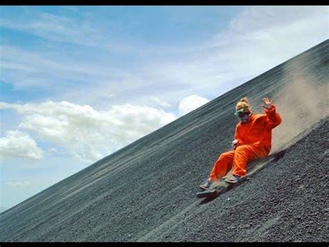 Volcano Boarding Nicaragua! - YouTube