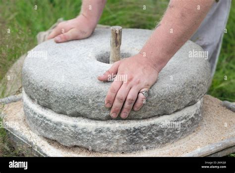 Quern stone hi-res stock photography and images - Alamy