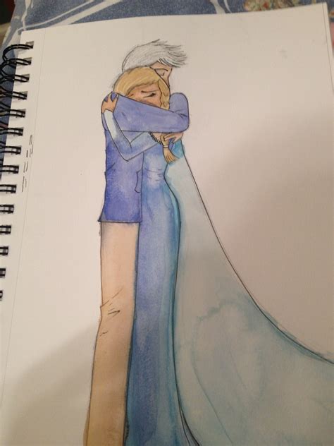 Purplerose17 Jack Frost and Elsa - Disney Princess Fan Art (36350087) - Fanpop